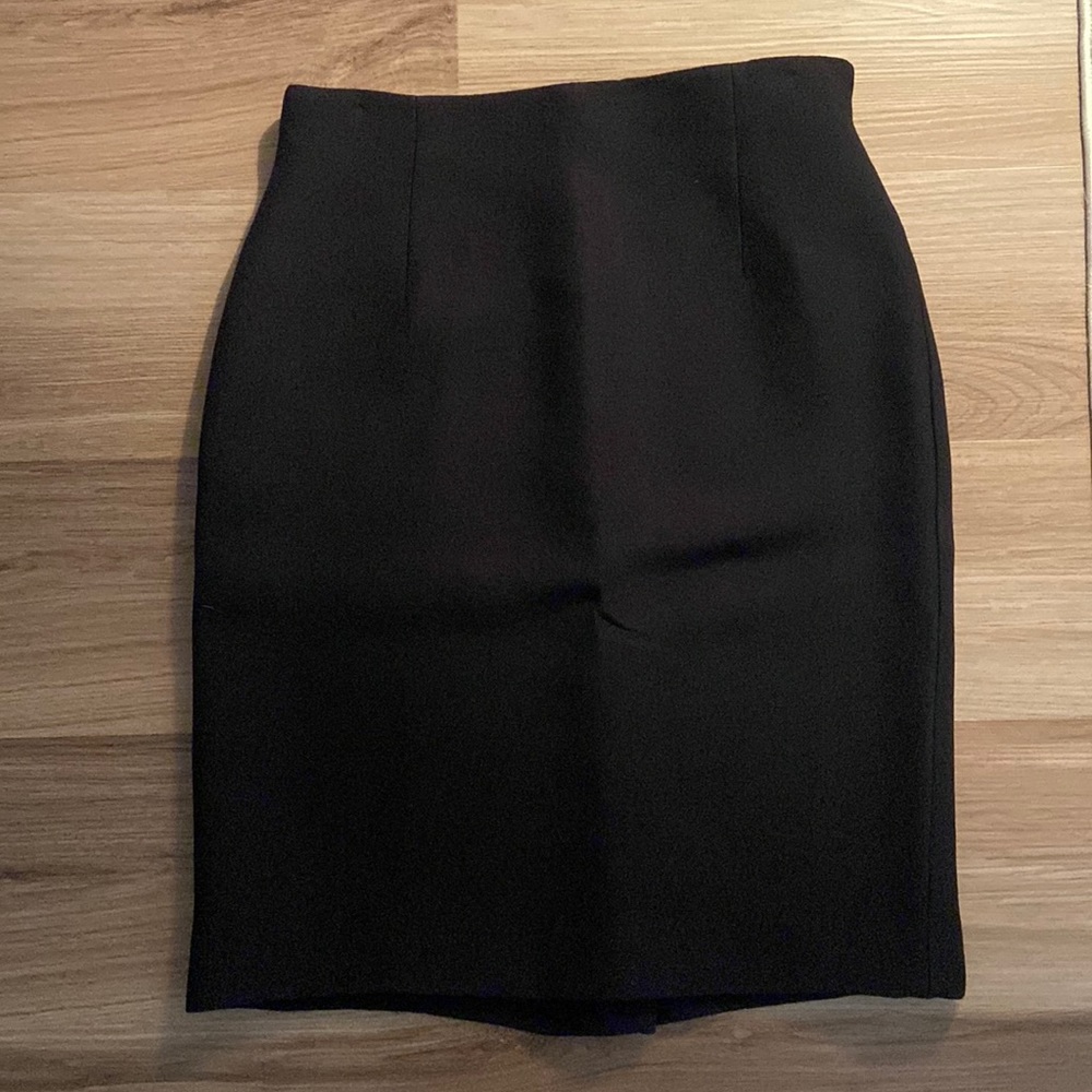 Black Wool Christian Dior Skirt
